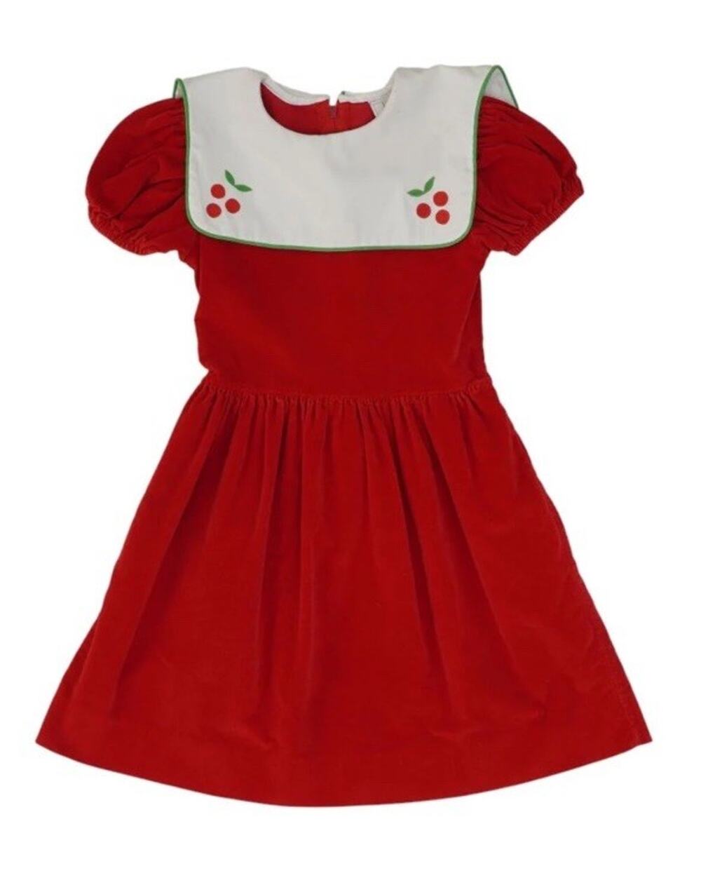 vintage girls dress Size 6 Red Velvet Lisa Jackson